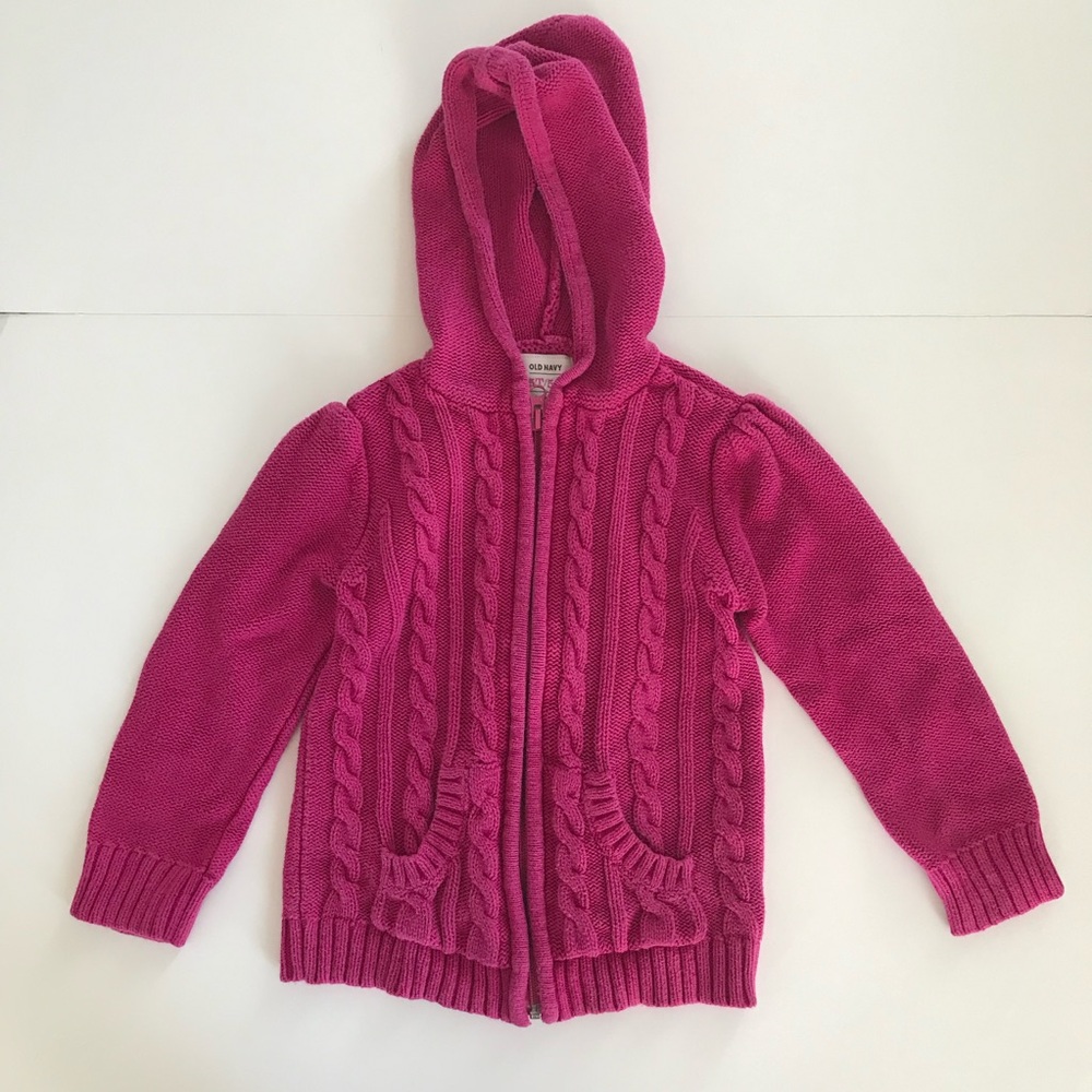 Old Navy Pink Girls Hoodie 5T